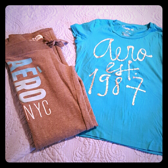 Aeropastale Pant and Shirt Set