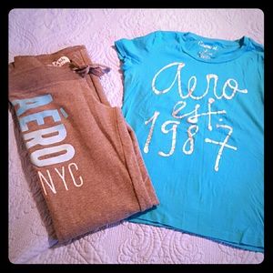 Aeropastale Pant and Shirt Set