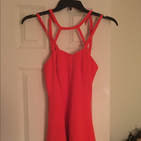 Neon orange dress - Picture 2 of 3