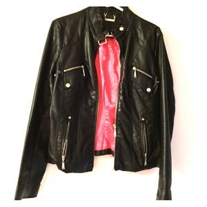 Vegan leather jacket