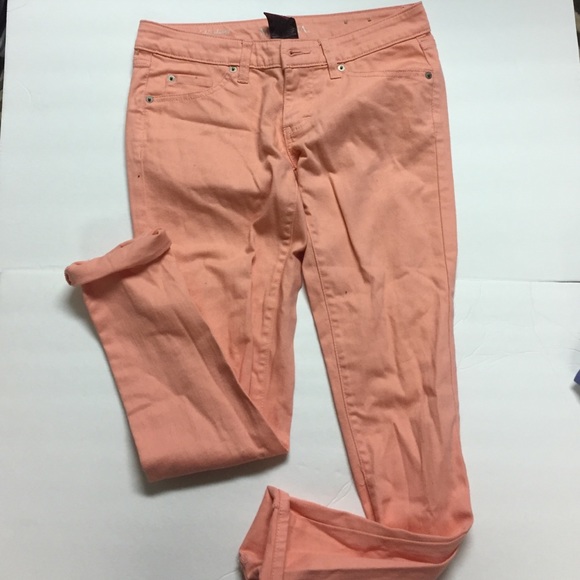 Peach Ankle skinny jeans