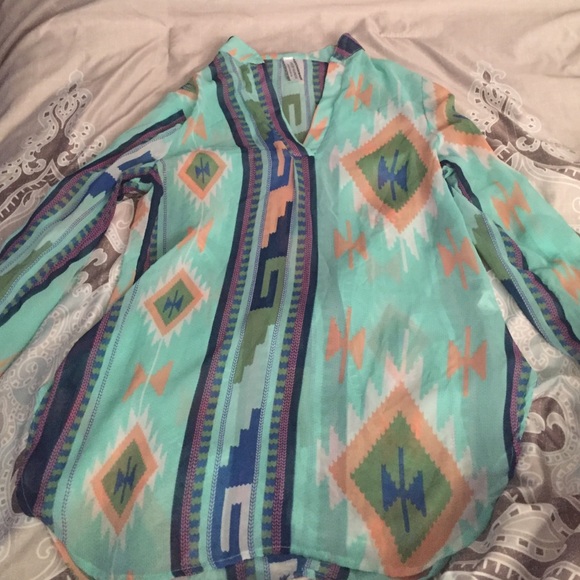 Giddy up glamour sheer top