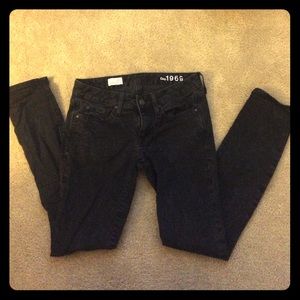Gap Faded black Always Skinny Jeans