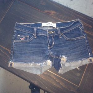 Hollister jean shorts