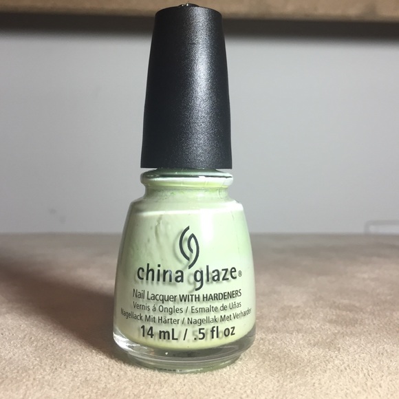 China glaze nail polish in "re-fresh mint"