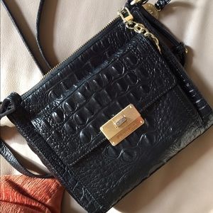 Brahmin Melbourne Collection Mimosa Croc Cross Bag