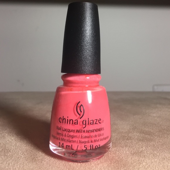 China glaze nail polish in "petal to the metal"