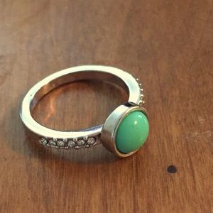 Lia Sophia Delicate Green Ring