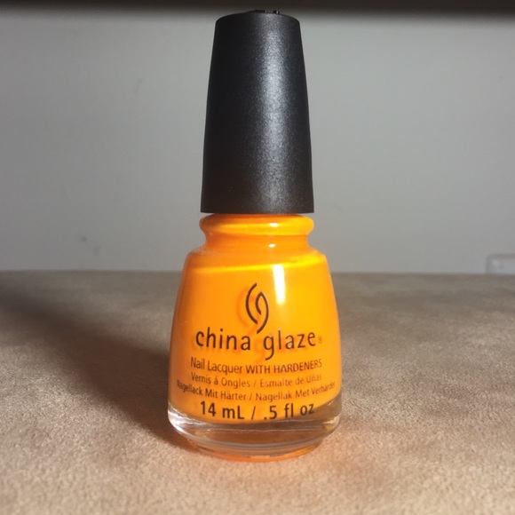 China glaze nail polish in "sun worshiper"