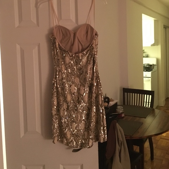 Sequin dress. Great New Year's Eve dress! - Picture 2 of 3