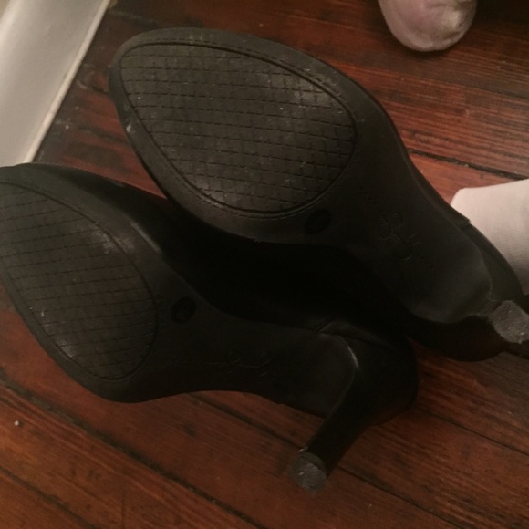 ❌SOLD❌Jessica Simpson Black Leather Booties - Picture 4 of 4