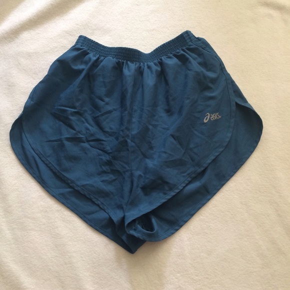 Asics Blue Running Shorts Medium