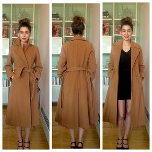 Camel Vintage Trench Coat - Eastern Airlines