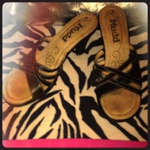 Mudd Black Strapped High Heels