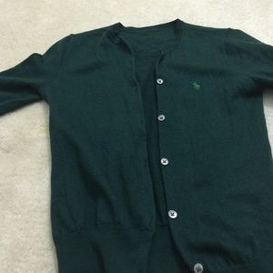 Deep Green Ralph Lauren Cardigan