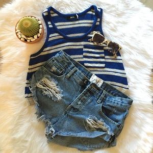 One teaspoon denim shorts