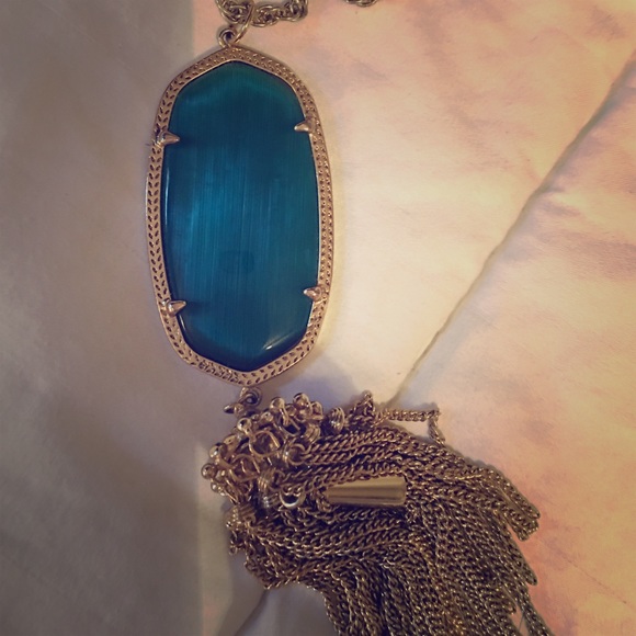 Kendra Scott Rayne Necklace in green