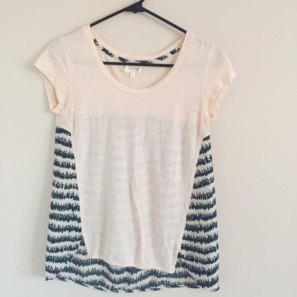 Print back tee