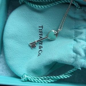 Tiffany & co enamel key and chain Make me an offer