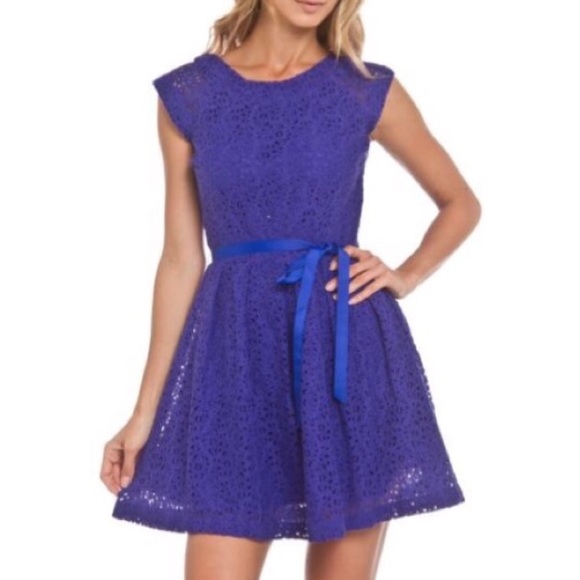 Lace fit and flare dress. - Picture 2 of 2