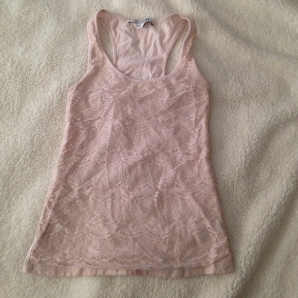 Blush Lace Tank Top