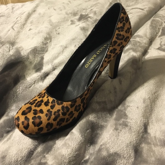 Franco Sarto leopard print pumps