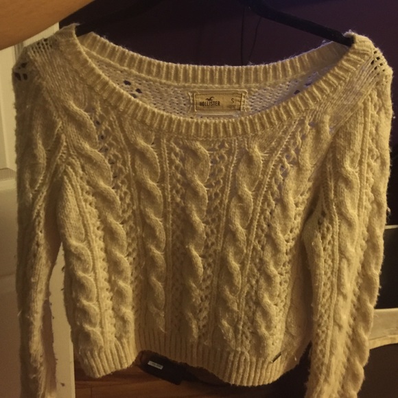 Hollister cropped sweater