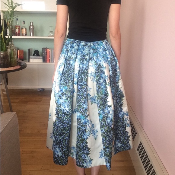 NWT Tibi floral ball skirt with pockets
