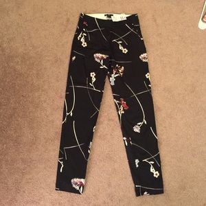 H&M Floral Print pants