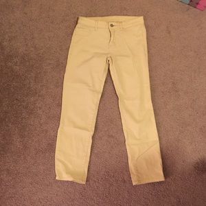 UNIQLO Yellow Capri Pants