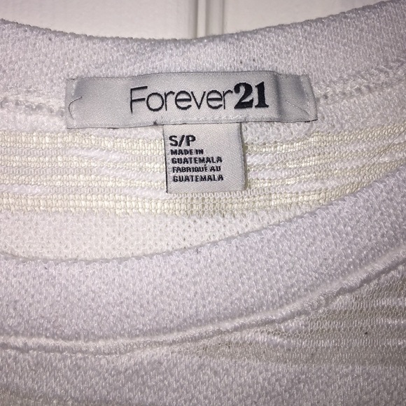 White Sheer Short Sleeve Shirt - Picture 3 of 4