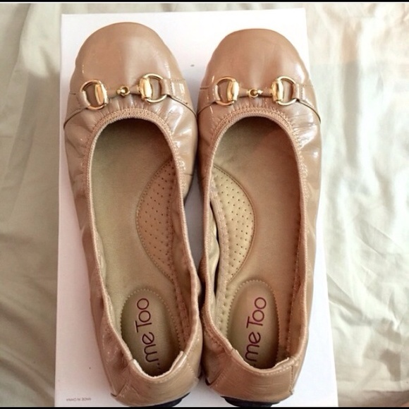 me too patent leather flats