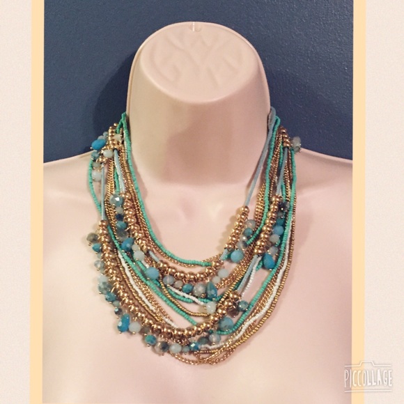 Davia's Jewelry - 💥SOLD IN BUNDLE 💥Mixed bead multi strand necklac