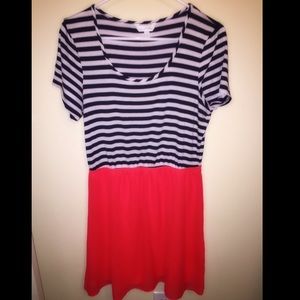 Charming Charlie striped dress