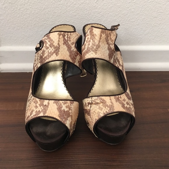 BEBE Platform Sandals