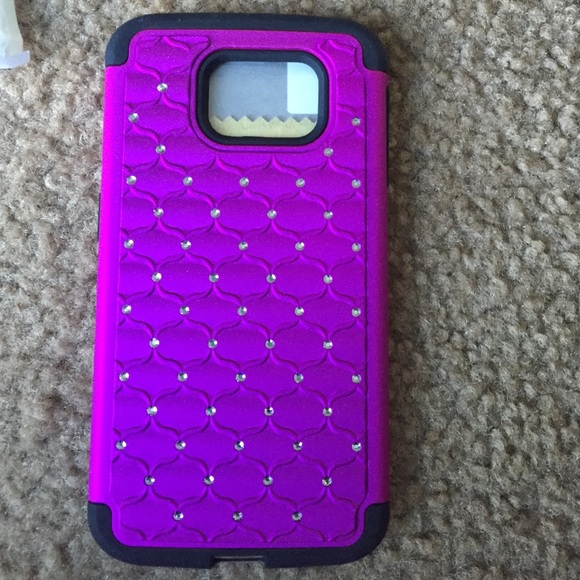 s6 edge pink bling phone case