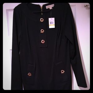 Michael KORS black shift Dress NWT