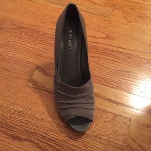 Dark Gray Nine West Heels