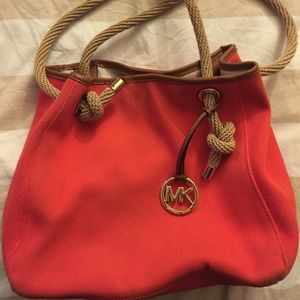 Orange Michael Kors Purse