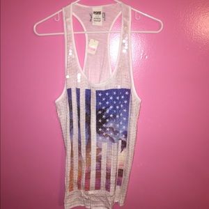 Victoria's Secret American Flag Tank Top