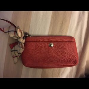 Coral Coach Clutch