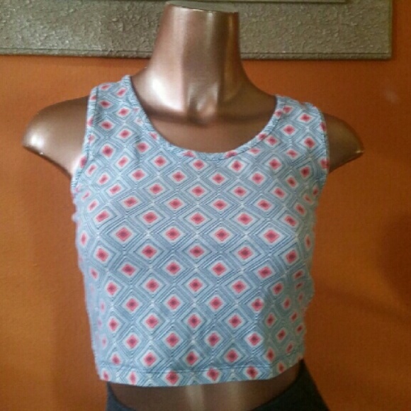 Multi colored crop top