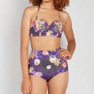 NWOT Mod Cloth Push up/High waisted Bikini