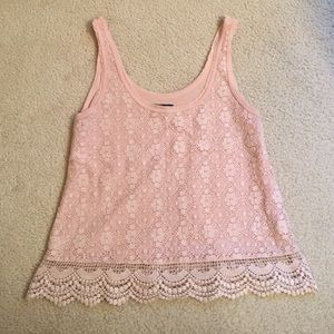 Adorable pale pink tank!!