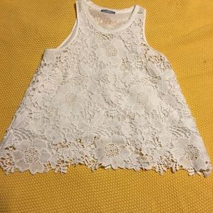Zara lace top, sleeveless