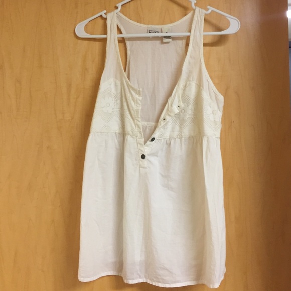 NWOT Button up baby doll tank