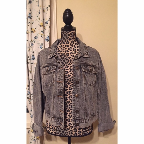 Acid Wash Denim Jacket