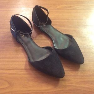 LOFT d'orsay ankle strap flats