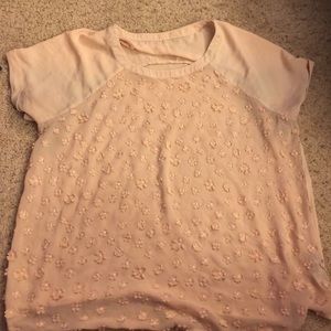 Light pink sheer top, size 2X
