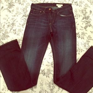 H&M dark wash boot cut jeans